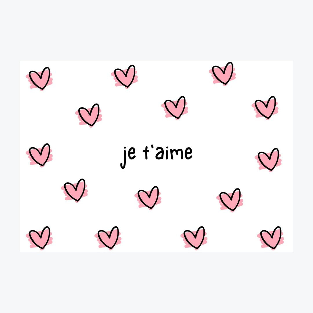 Karte "Je t&