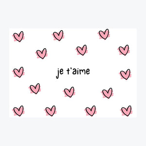 Karte "Je t'aime"