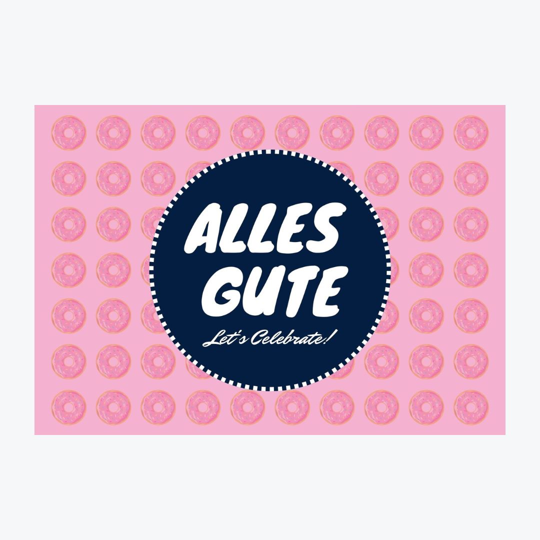 Karte "Alles Gute"