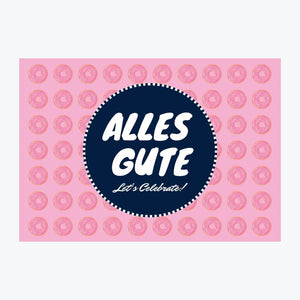 Karte "Alles Gute"