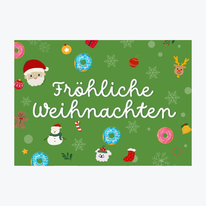 Karte "Fröhliche Weihnachten"