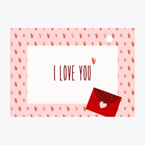 Karte "I Love You"