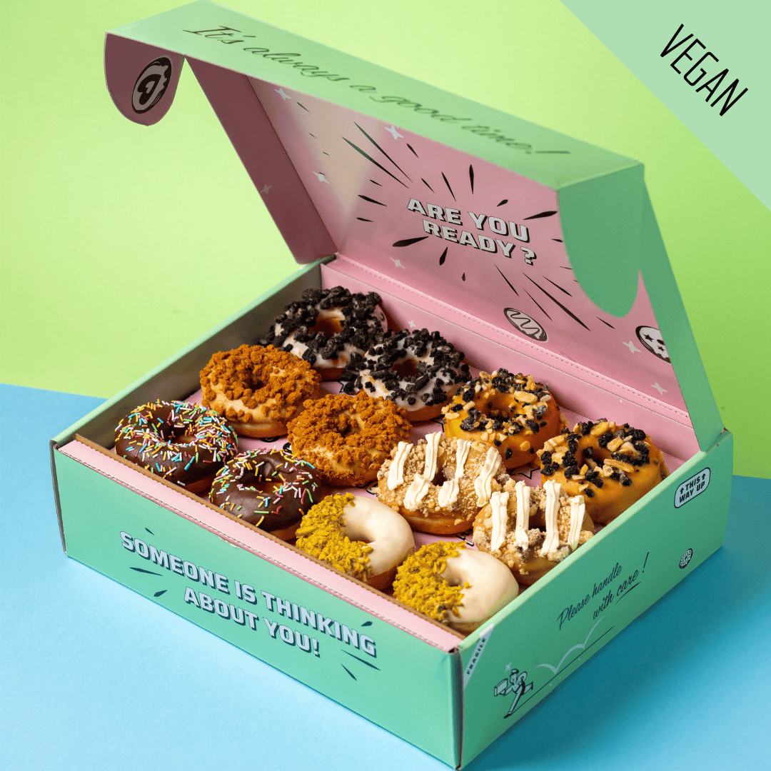 "Coffee Break" Mini-Donut Geschenkbox (VG)