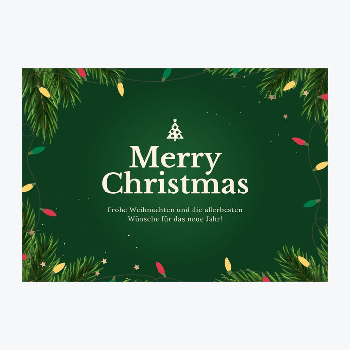 Karte "Merry Christmas"