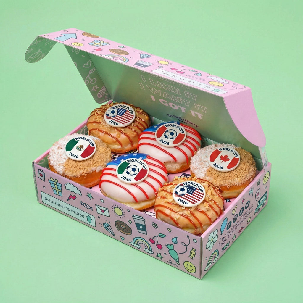 America Special World Cup 26 doughnut gift box