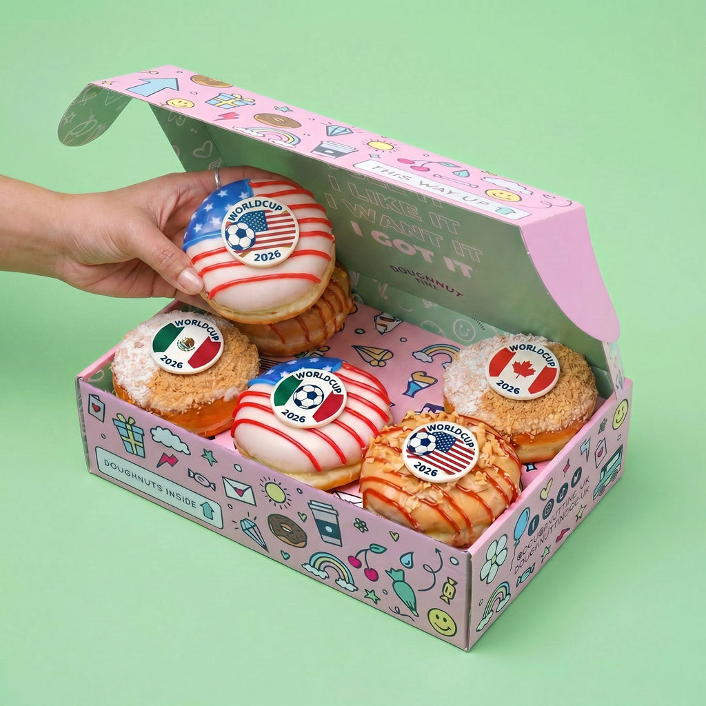 America Special World Cup 26 doughnut gift box