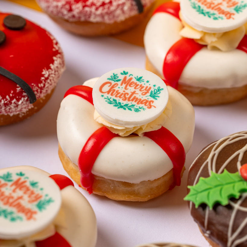 "Santa's Favourites" Mini-Donut Geschenkbox