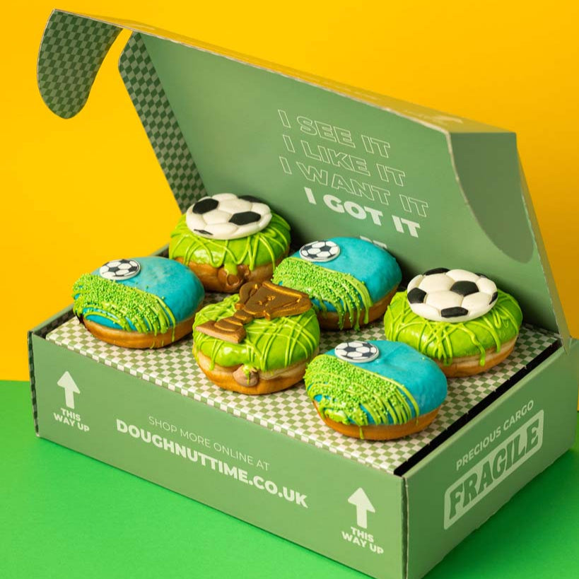 Fußball Donut Geschenkbox (vegan)