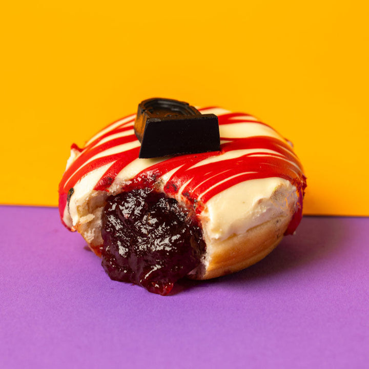 Halloween Office Box XL – 60 Mini-Donuts mit Logo (VG)