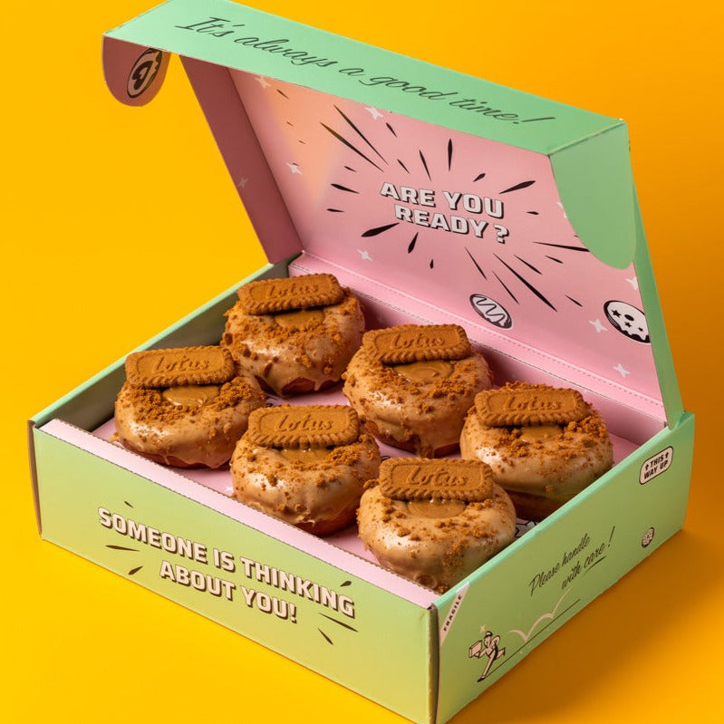 Vegane Donut Partyservice-Geschenkbox