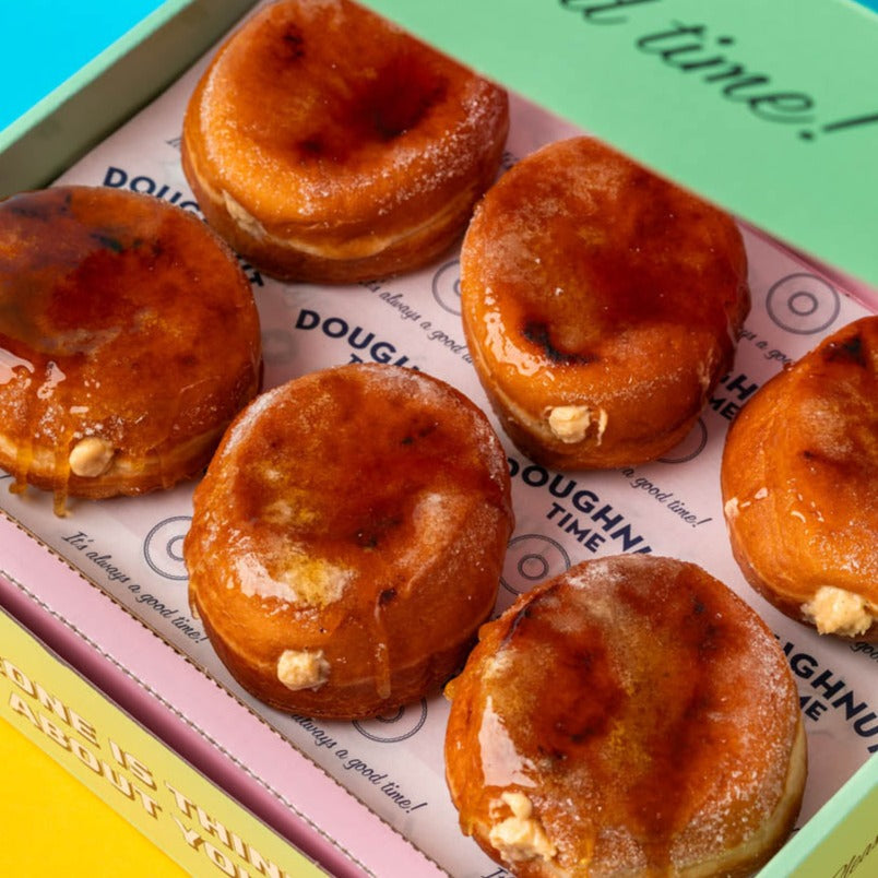 Crème Brûlée Donut Geschenkbox (vegan)