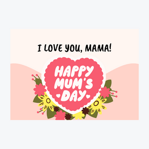 Karte "Happy Mum's Day"