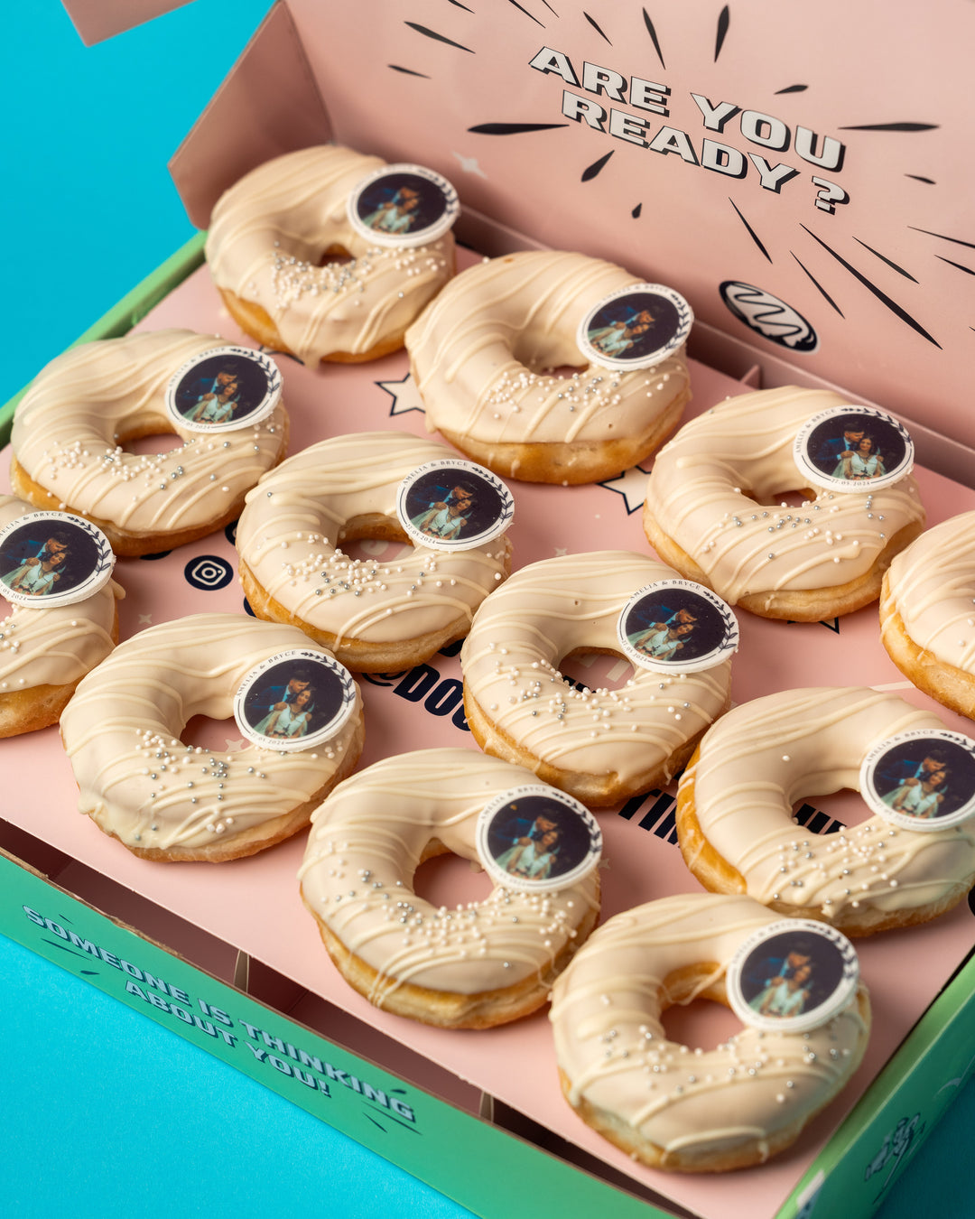 Hochzeit Eventbox – 60 Mini-Donuts (VG)