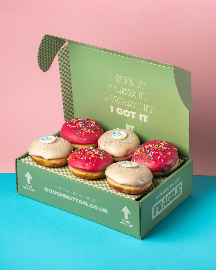 Gender Reveal Donut Geschenkbox (vegan)