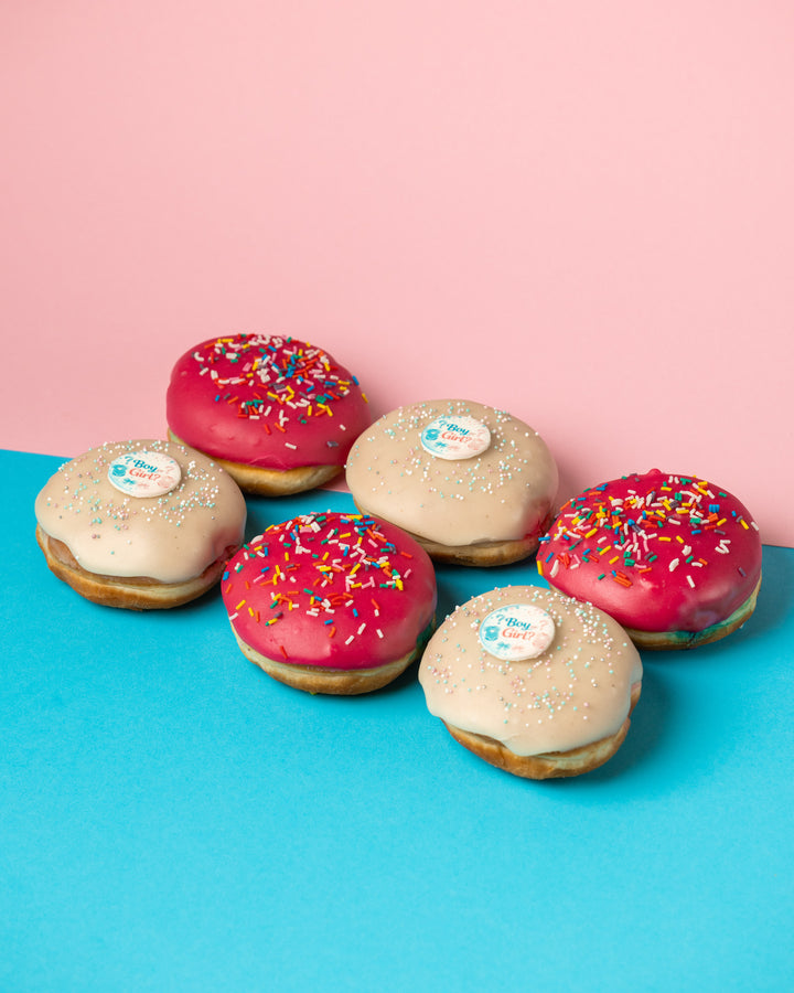Gender Reveal Donut Geschenkbox (vegan)