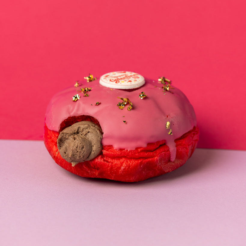 „Velvet Valentine“ Donut Geschenkbox (VG)