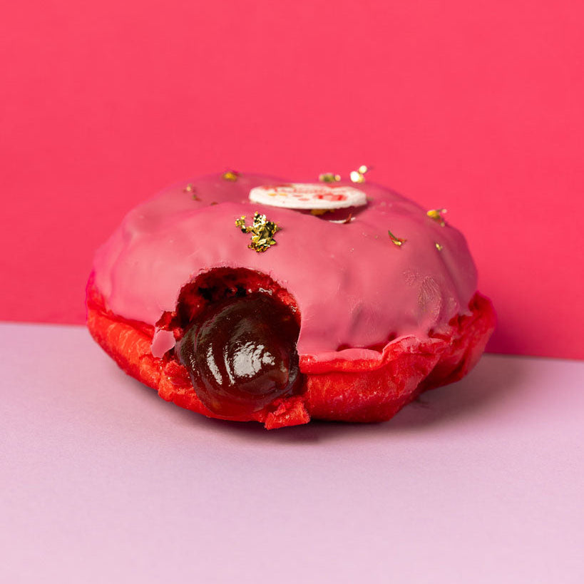 „Velvet Valentine“ Donut Geschenkbox (VG)