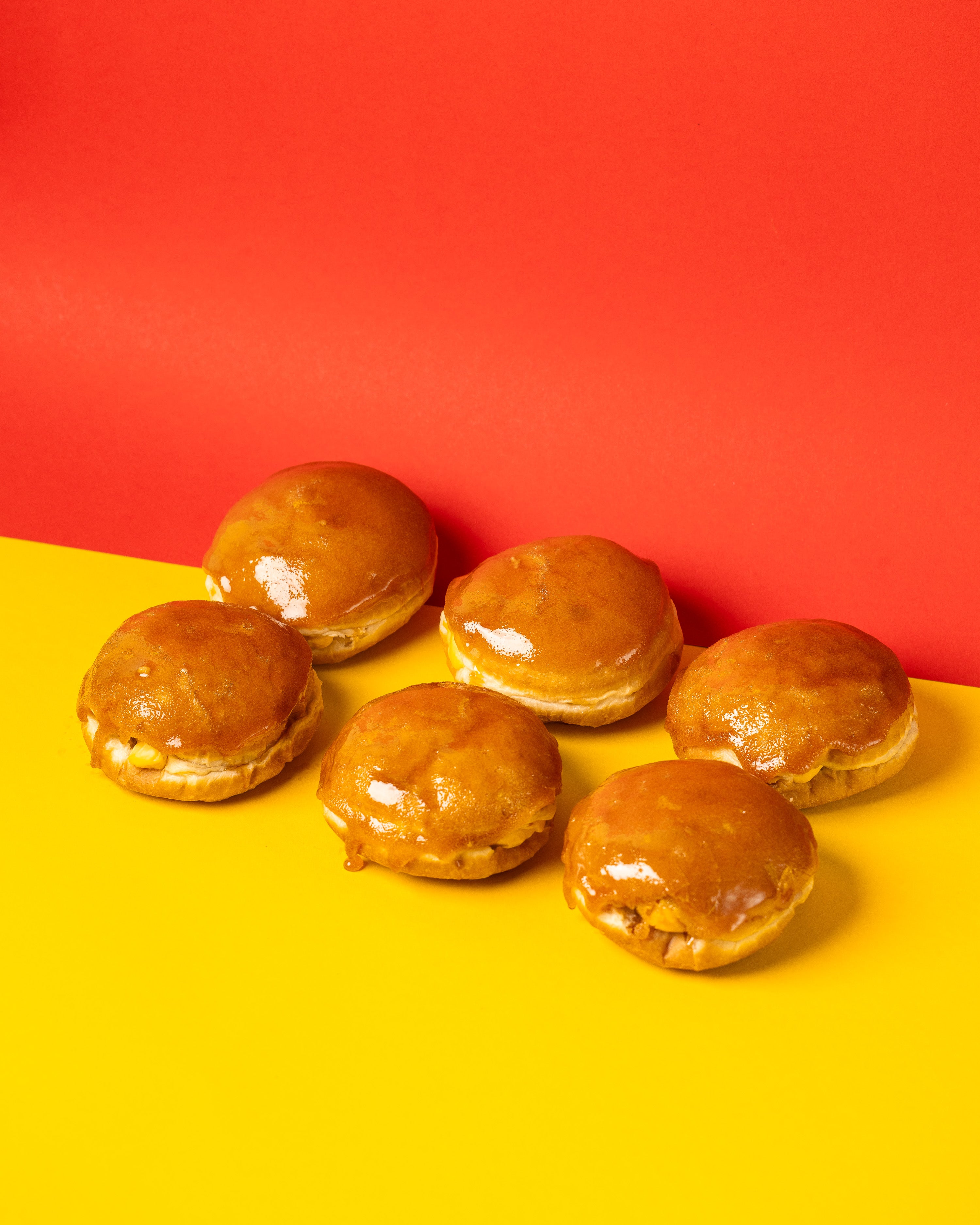Caja de regalo para donuts de crème brûlée (VG)
