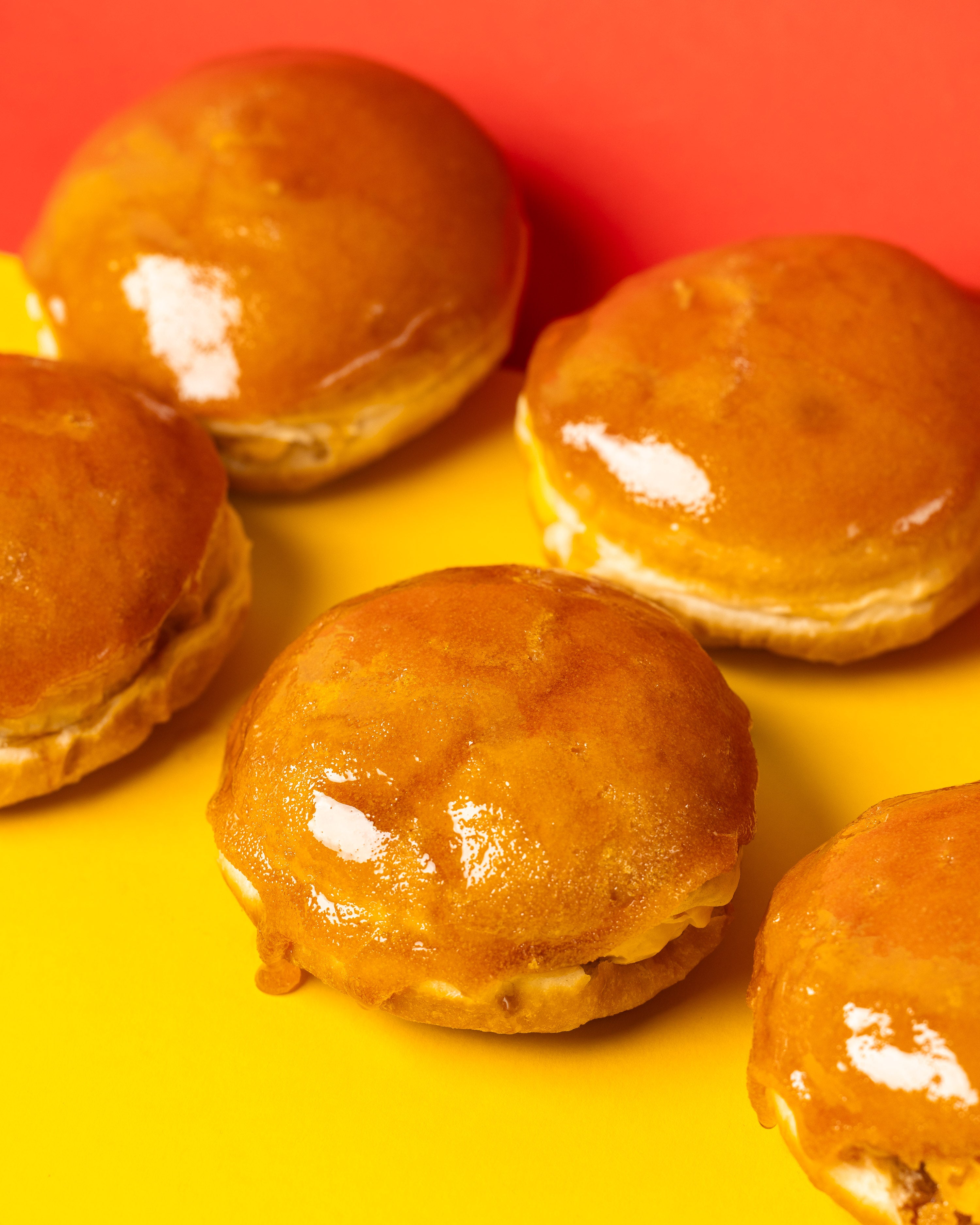 Caja de regalo para donuts de crème brûlée (VG)