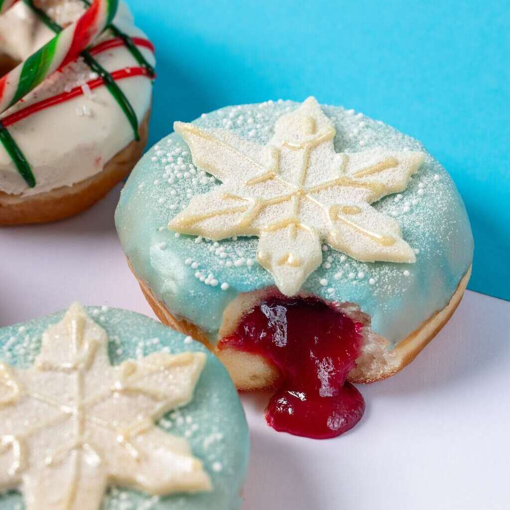 "Vegane Weihnachten" Donut Geschenkbox (VG)