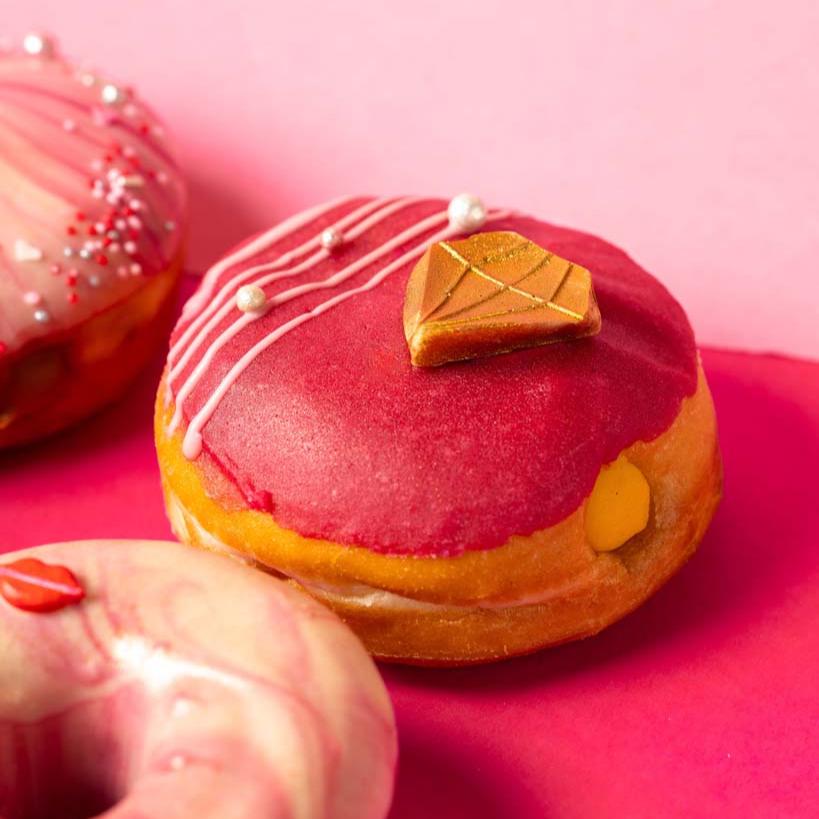 "Pink Party" Donut Geschenkbox (vegan)