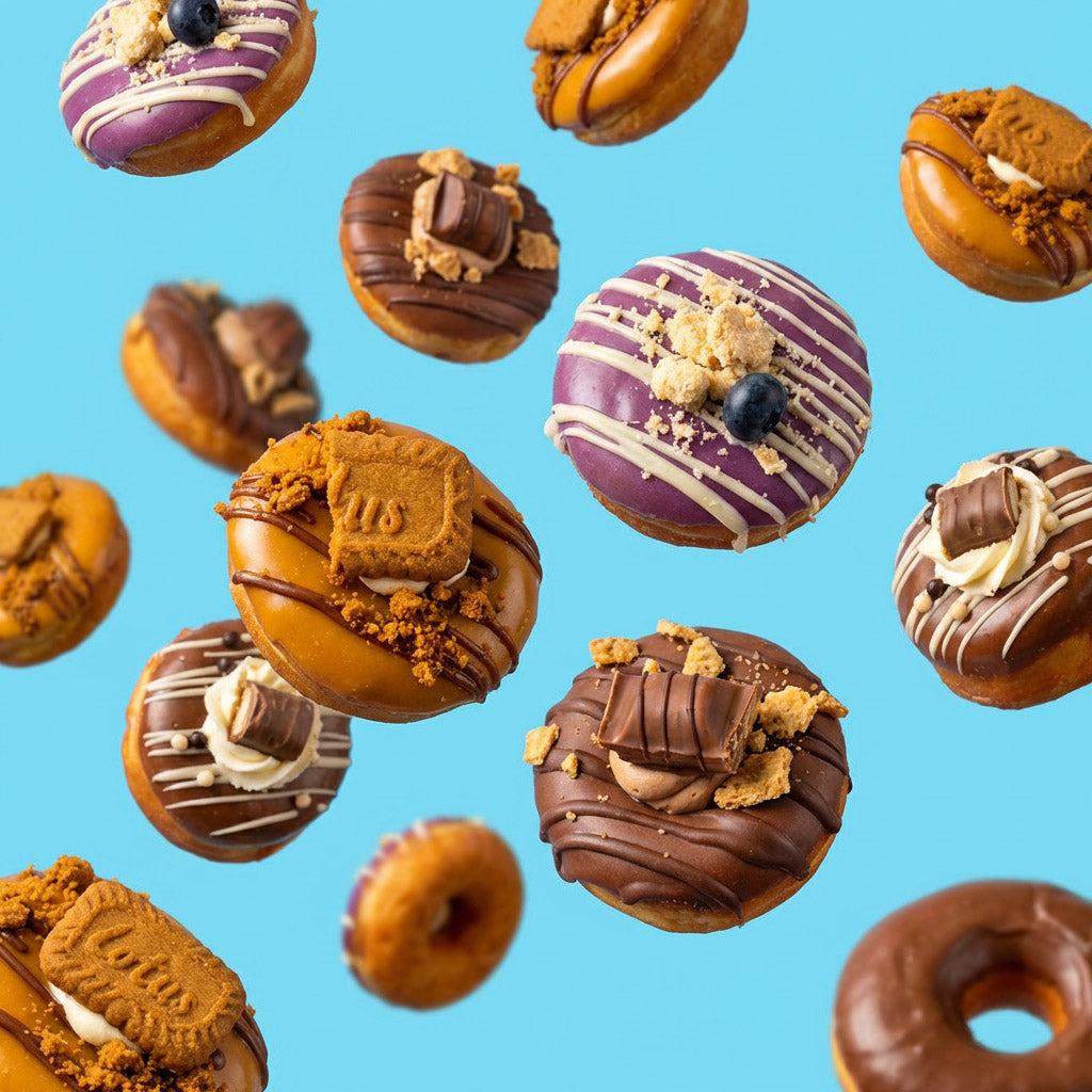 "Filled with Love" Mini-Donut Geschenkbox