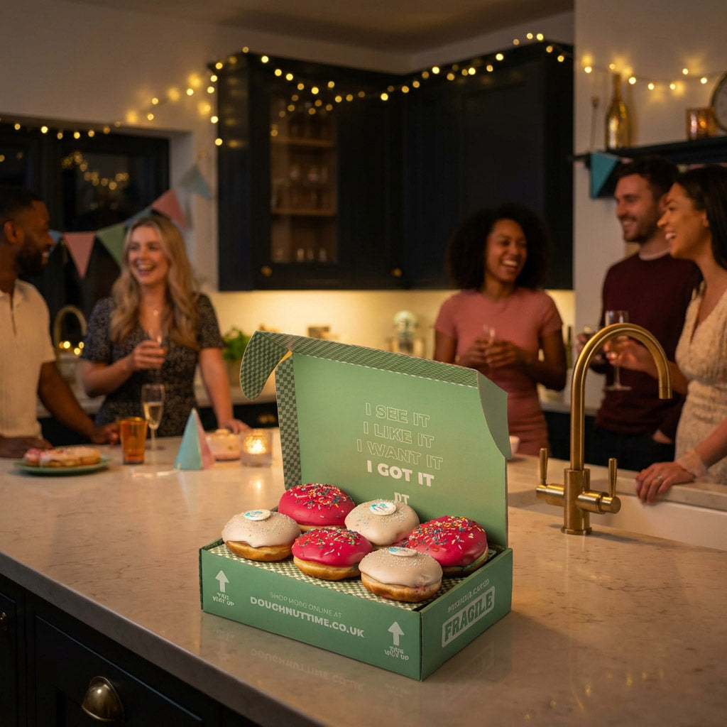 Gender Reveal Doughnut gift box (vegan)