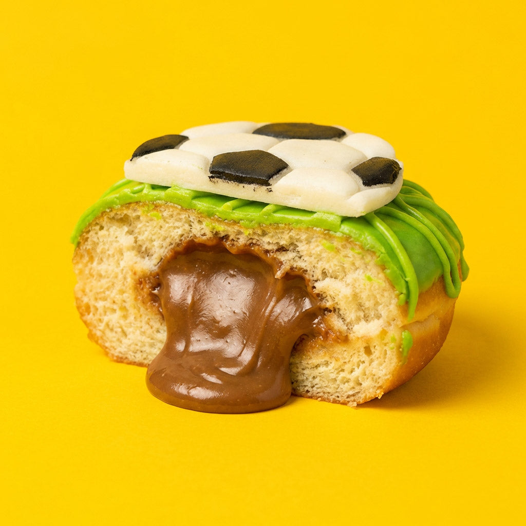 Caja regalo donut de fútbol (vegano)