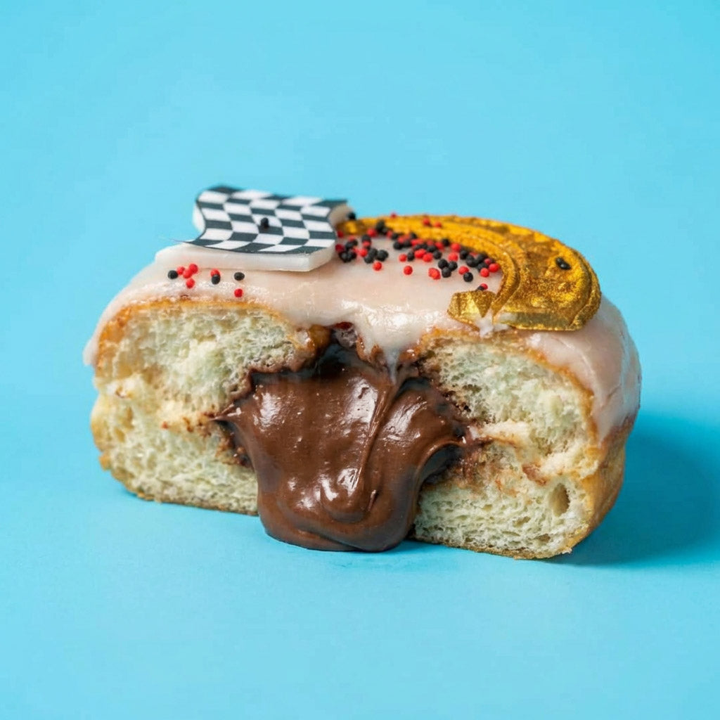 Caja de regalo de donuts "Racing Special" (vegano)