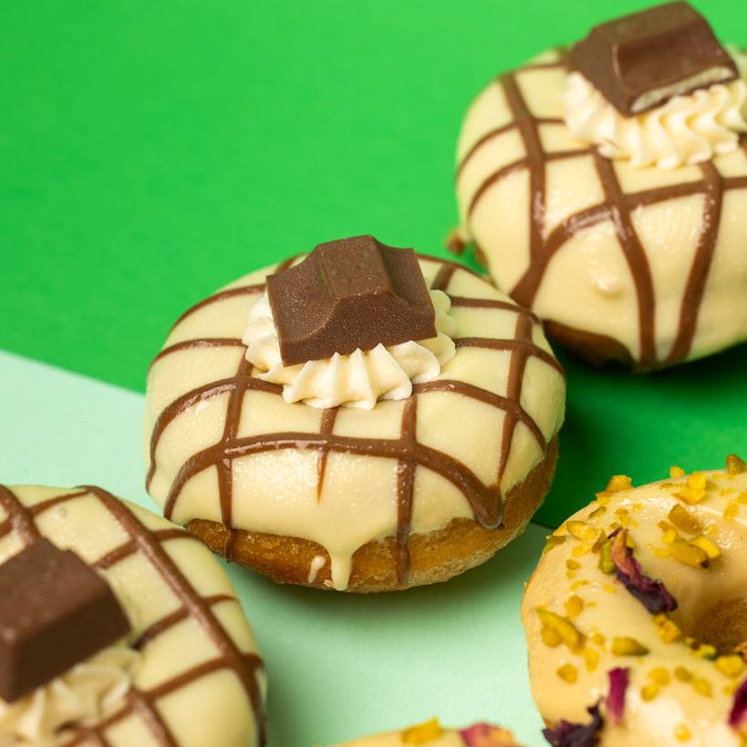 "Choccy Squad" glutenarme Mini Kuchen-Donut Geschenkbox