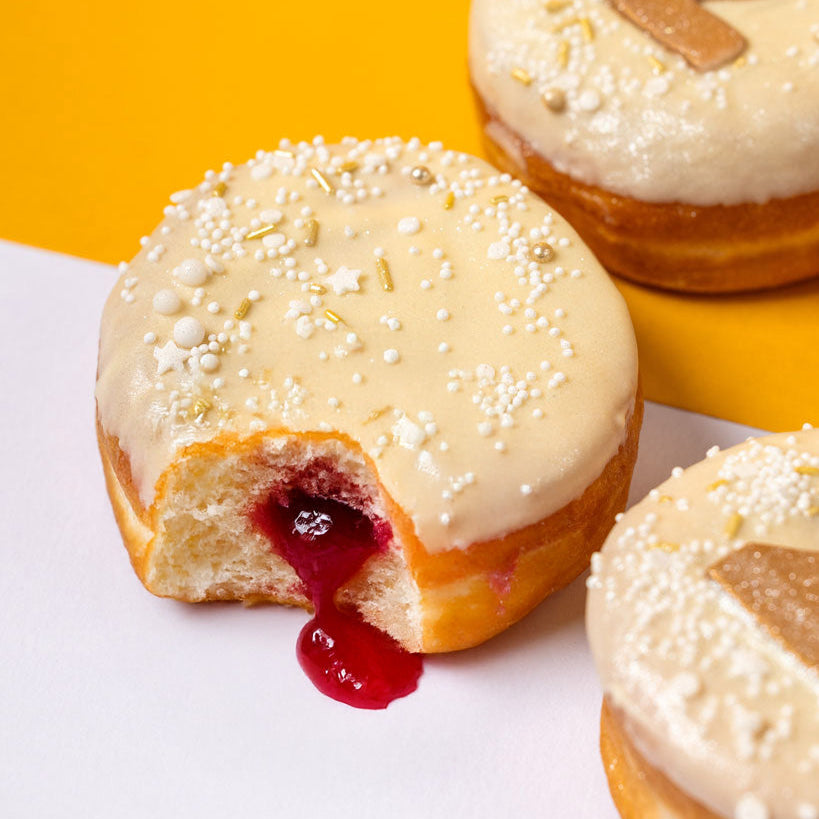 Silvester Donut Geschenkbox (vegan)