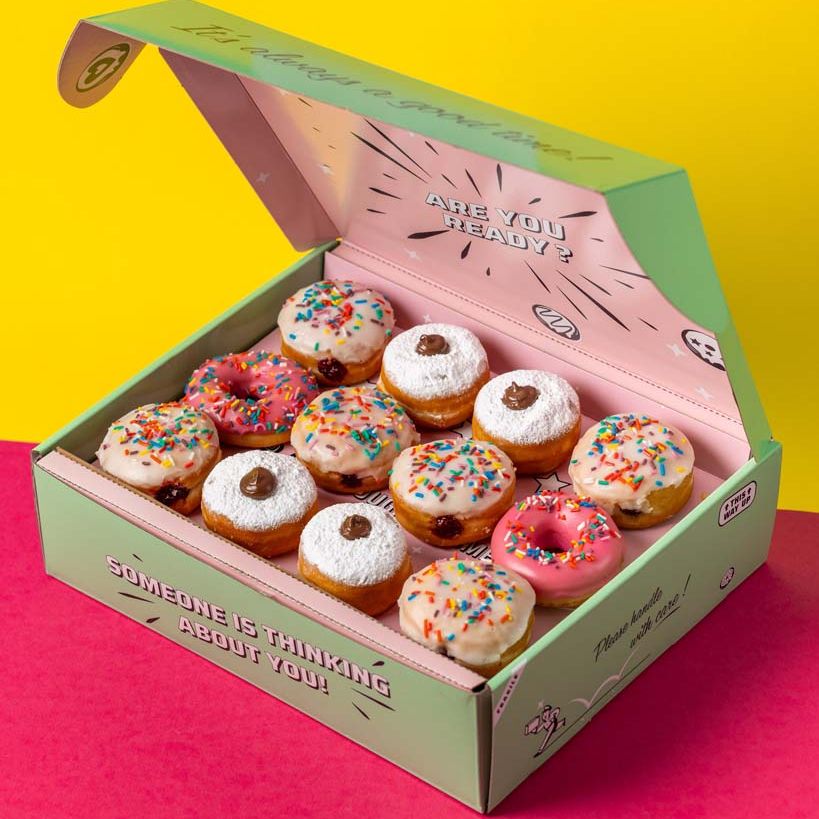 "Mini Party" Mini-Donut Geschenkbox