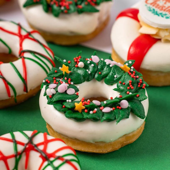 Glutenarme Weihnachten Mini-Donut Geschenkbox