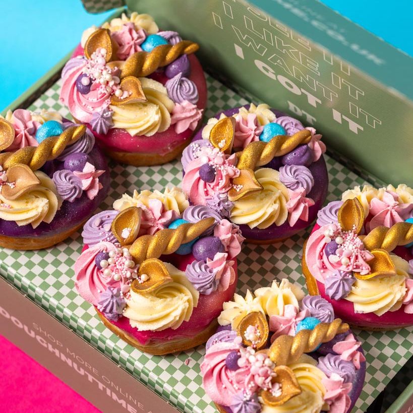 "Unicorn Special" Donut Geschenkbox (vegan)