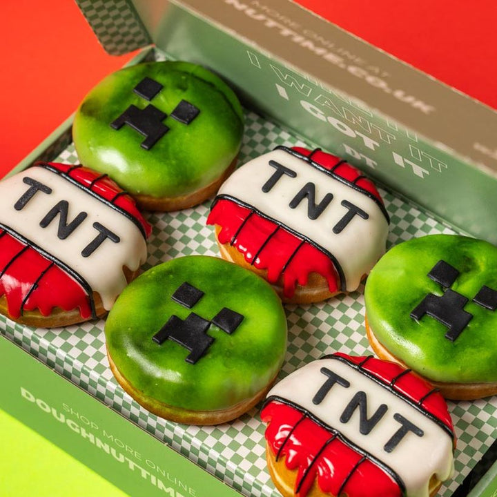 "Minecraft Special" Donut Geschenkbox (vegan)