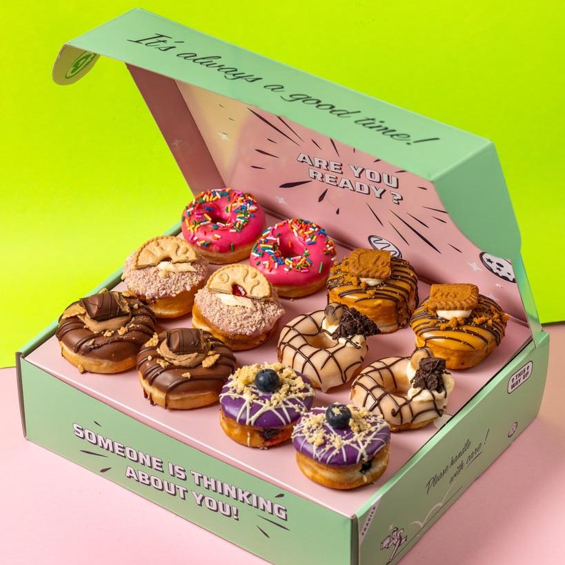 "DT Classic" Mini-Donut Geschenkbox
