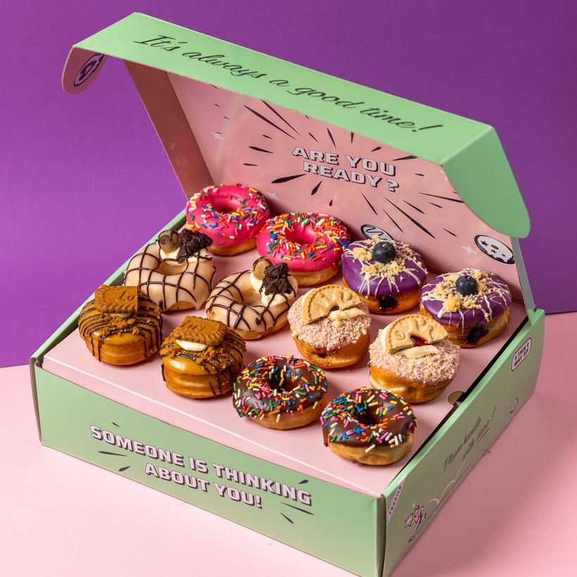 "Vegan Selection" Mini-Donut Geschenkbox (VG)