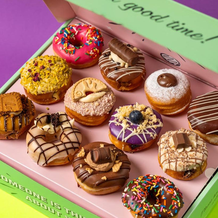 "DT Deluxe Dozen" Mini-Donut Geschenkbox
