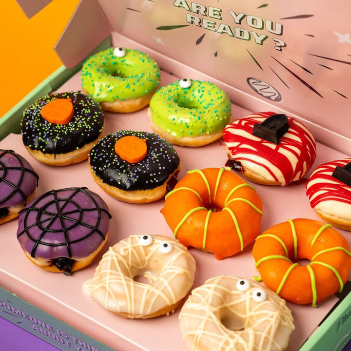 Halloween Partybox - 24 Mini-Donuts (VG)