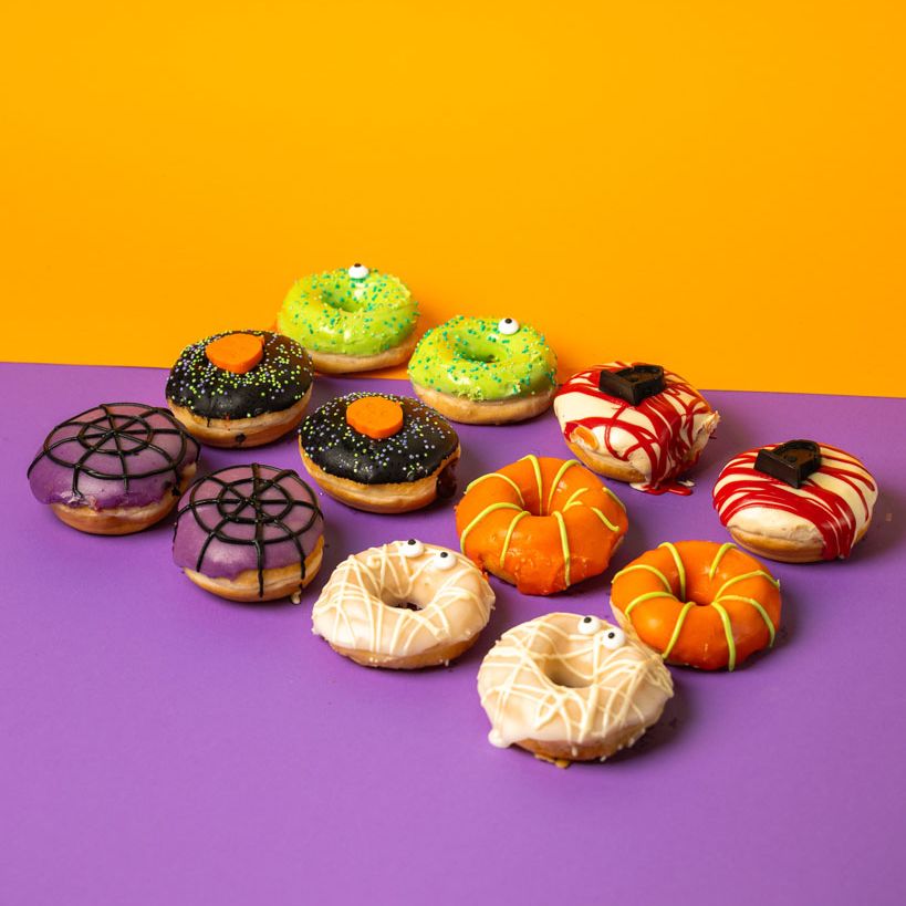 Halloween Mini-Donut Geschenkbox (VG)