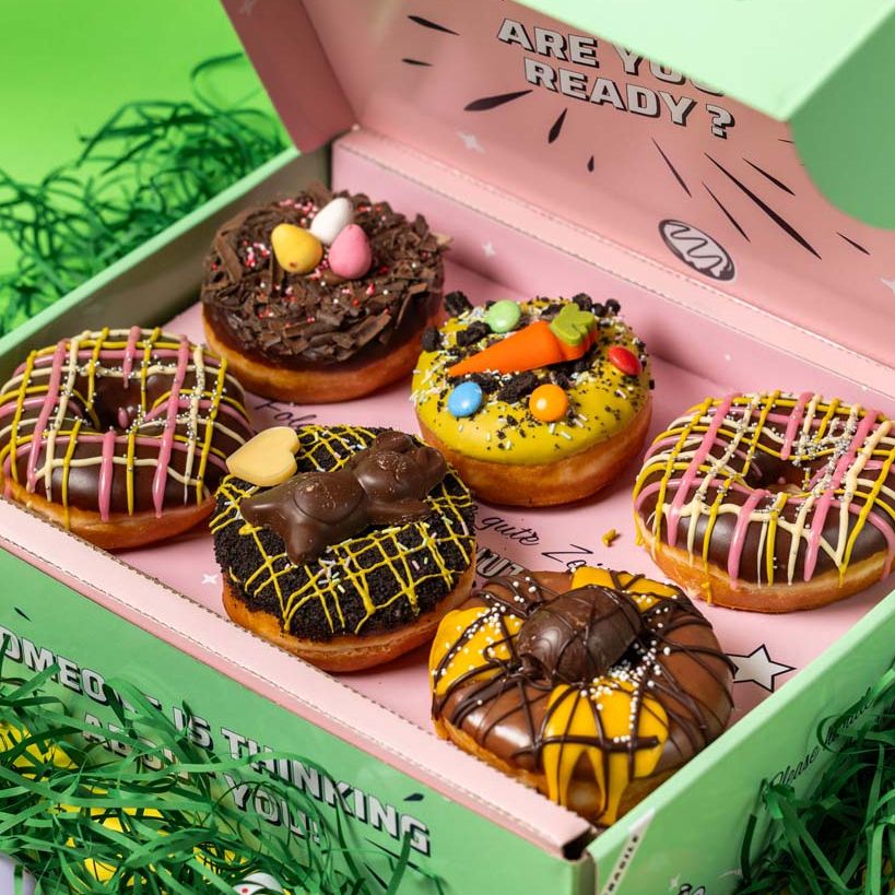 Vegane Oster Donut Geschenkbox (VG)