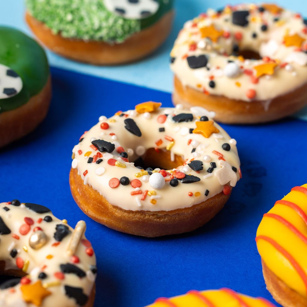 "Fußball-Star" Mini-Donut Geschenkbox