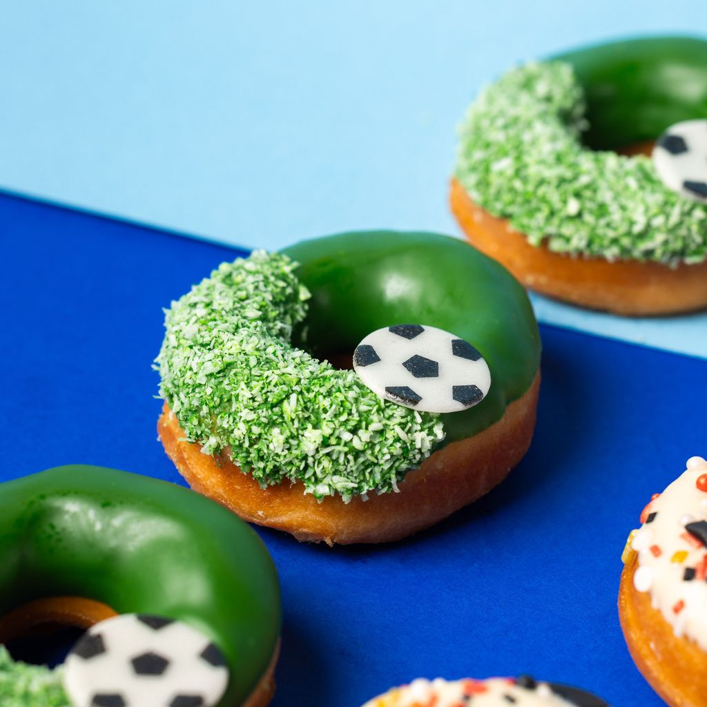 "Fußball-Star" Mini-Donut Geschenkbox