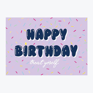 Karte "Happy Birthday"